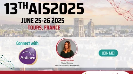 Notre Directrice des études scientifiques Marie Tautou sera au congrès Antibody Industrial Symposium (AIS), les 25 & 26 juin à Tours